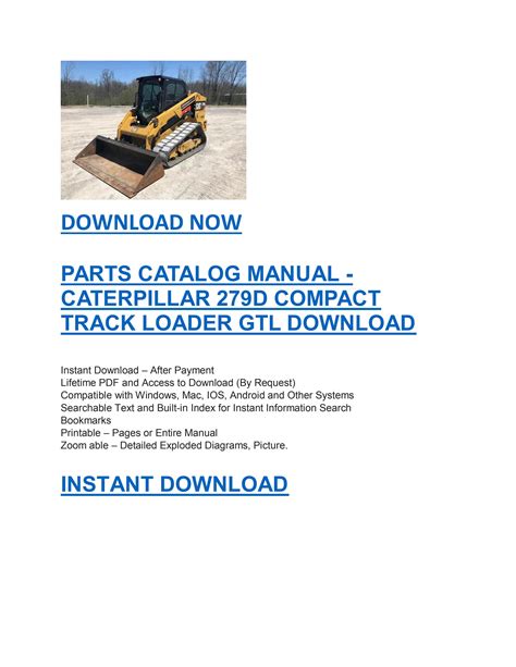 cat 279d skid steer specs|cat 279d parts manual.